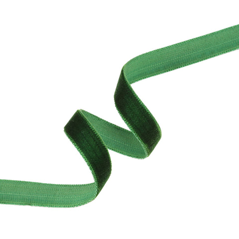 3/8" Spruce Velvet Ribbon| 10 Yards