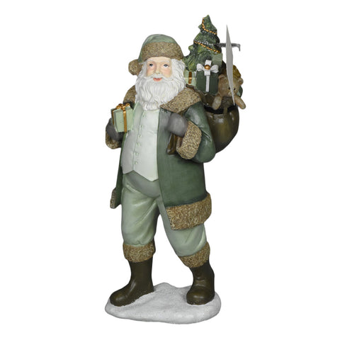 14.5" Sage Santa with Gift Bag, shoptreeboutique.com