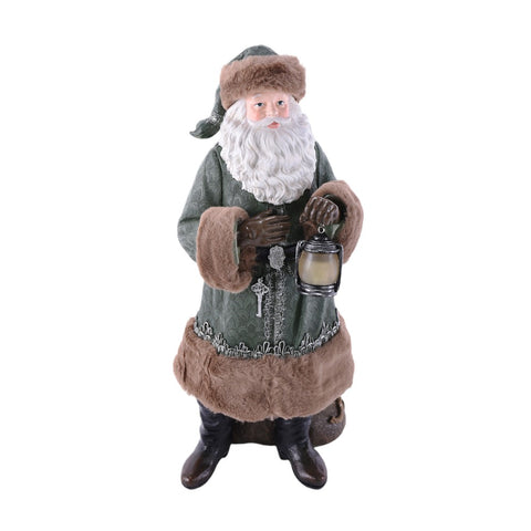 17.5" Standing Santa with LED Lamp, shoptreeboutique.com