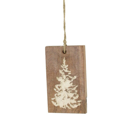 4.25" Natural Tree Ornament, shoptreeboutique.com