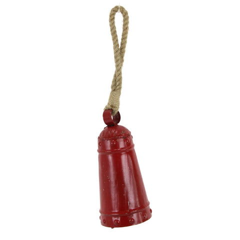 7.5" Red Iron Bells Ornament, shoptreeboutique.com