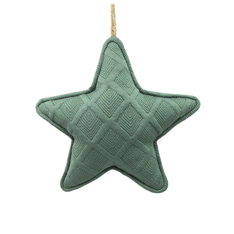 7.5" Green Star Ornament, shoptreeboutique.com