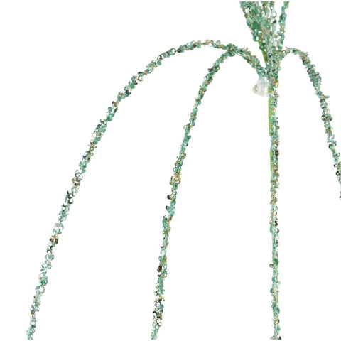 36" Sequin Loop Spray - Mint, Champagne & Platinum, shoptreeboutique.com