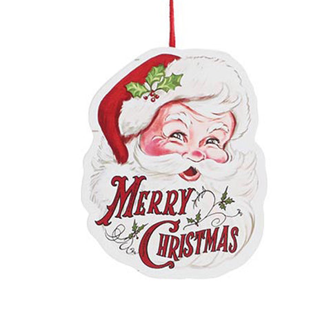 Santa Claus Ornament Assortment - Santa's Face, shoptreeboutique.com