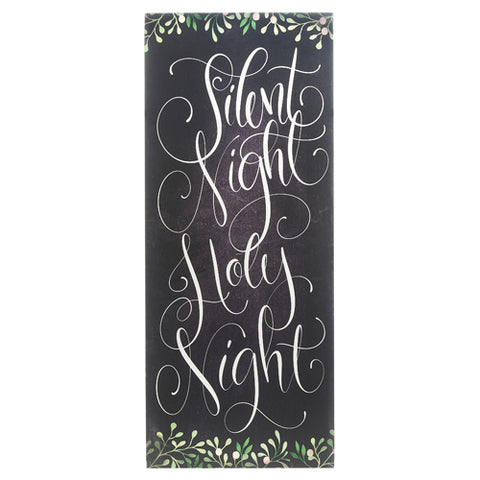 38" Silent Night Porch Sign