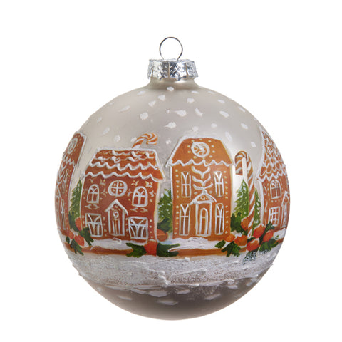 5" Gingerbread House Ornament