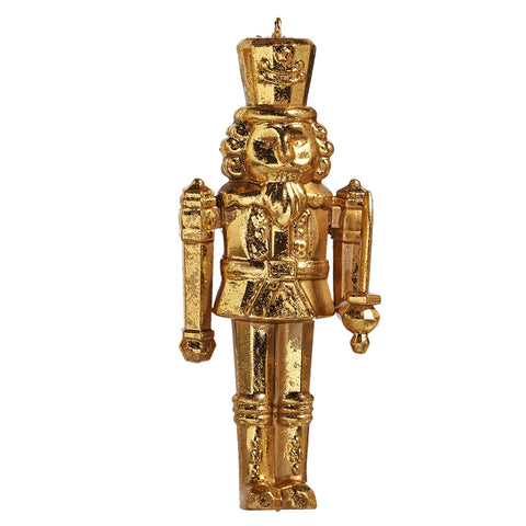 5" Gold Nutcracker Ornament with Saber, shoptreeboutique.com