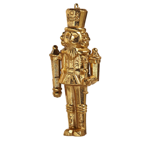 5" Gold Nutcracker Ornament with sword, shoptreeboutique.com