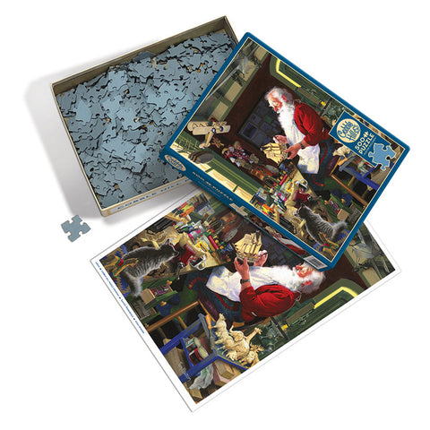 Santa's Workbench 500-Piece Puzzle, shoptreeboutique.com