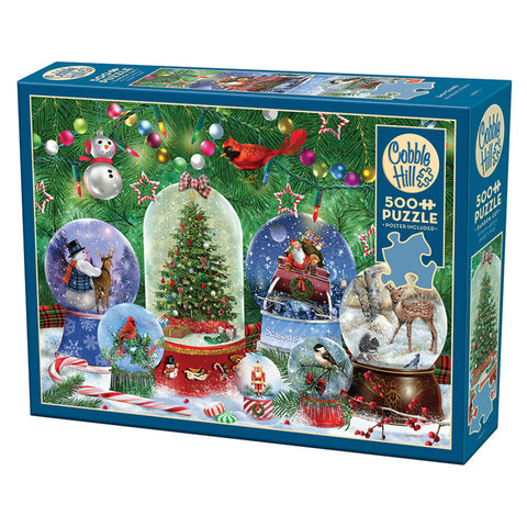 Snow Globes 500-Piece Puzzle, shoptreeboutique.com