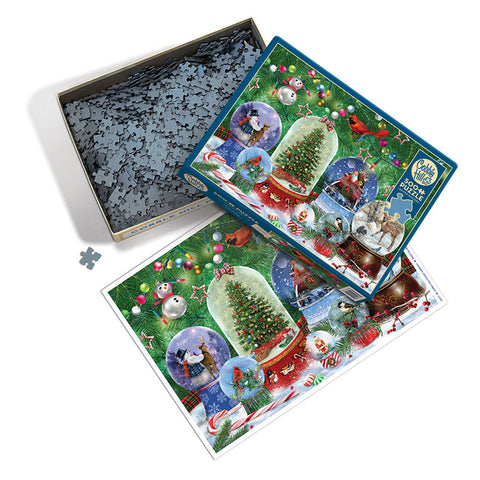 Snow Globes 500-Piece Puzzle, shoptreeboutique.com