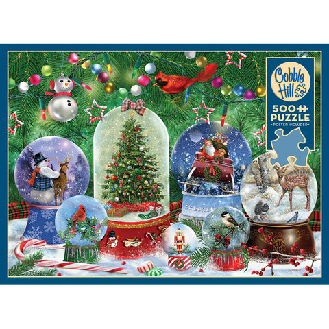 Snow Globes 500-Piece Puzzle, shoptreeboutique.com