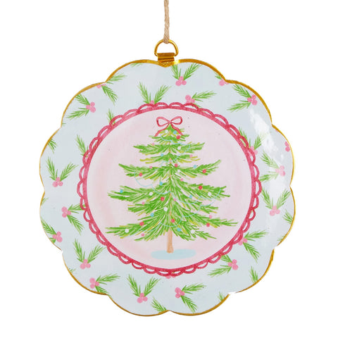 6" Pastel Nutcracker Scalloped Frame Ornament - Tree, shoptreeboutique.com