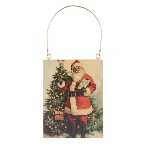 6" Old Saint Nick with List Ornament, shoptreeboutique.com