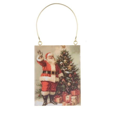 6" Old Saint Nick Waving Ornament, shoptreeboutique.com