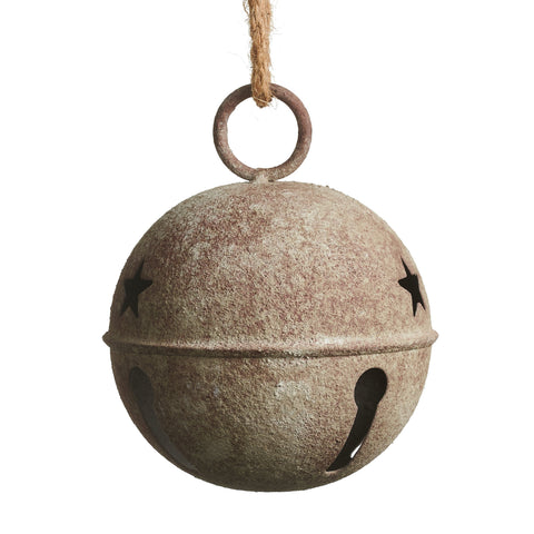 5" Rustic Iron Jingle Bell Ornament, shoptreeboutique.com