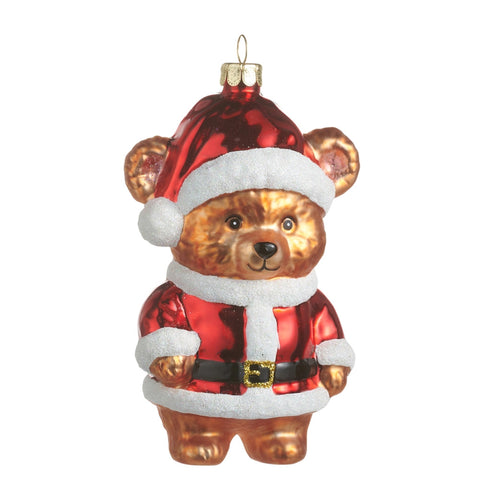 4.75" Mr. Beary Christmas Ornament, shoptreeboutique.com