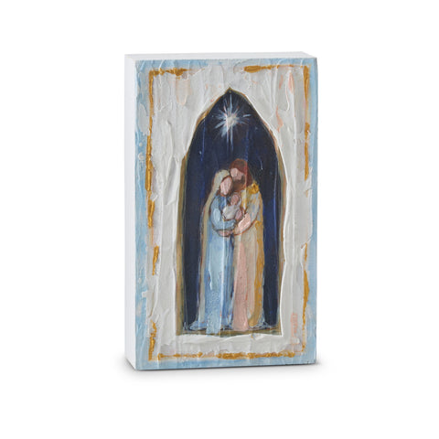 7.75" First Christmas Art Block, shoptreeboutique.com