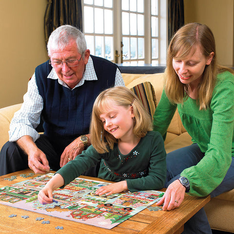 Tinsel Town Family 350-Piece Puzzle, shoptreeboutique.com