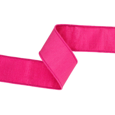 2 1/2" Ht Pink with Metallic Fused Backing | 10 Yard Roll, shoptreeboutique.com