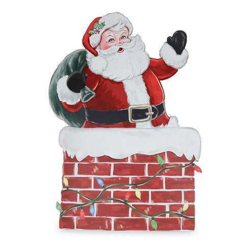 Large Waving Santa on Chimney Decor, shoptreeboutique.com