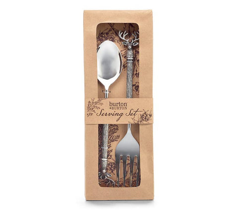 Deer Head and Antler Large Serving Set, shoptreeboutique.com