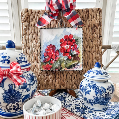 Mini Art Geraniums, shoptreeboutique.com