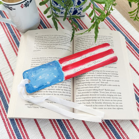 USA Flag Bookmark, shoptreeboutique.com