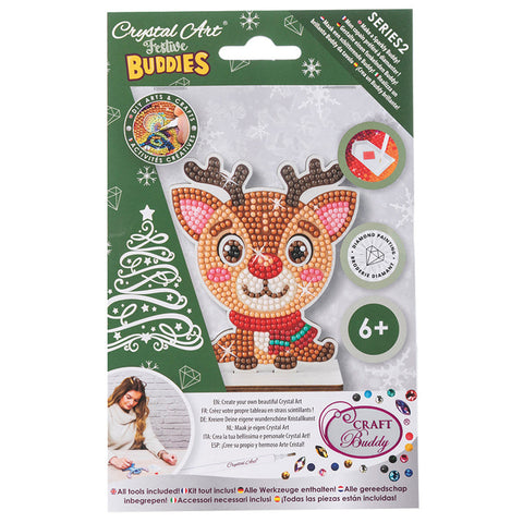 Crystal Art Buddies: Reindeer, shoptreeboutique.com