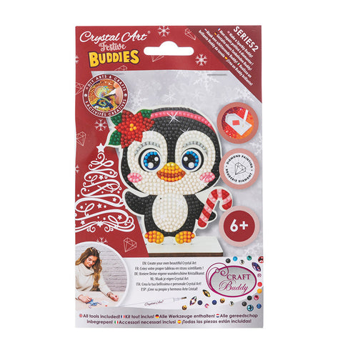 Crystal Art Buddies: Penguin, shoptreeboutique.com