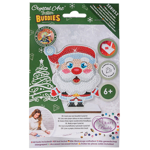 Crystal Art Buddies: Santa, shoptreeboutique.com