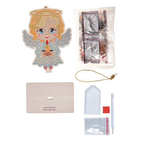 Crystal Art Angel Ornament, shoptreeboutique.com