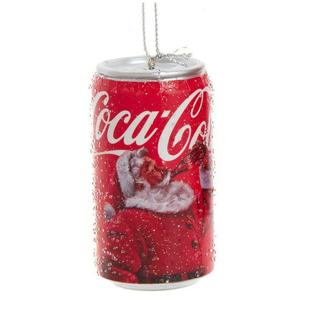 Coca-Cola Santa Can Ornament by Kurt Adler, shoptreeboutique.com