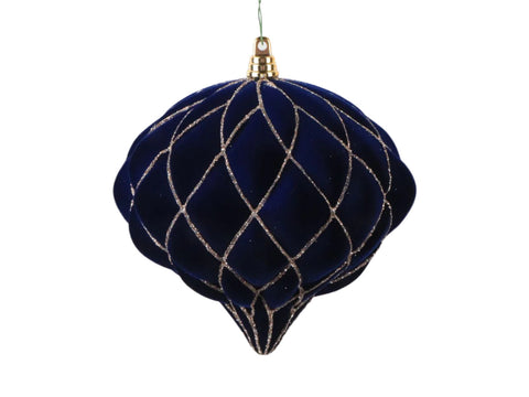 6" Navy Velvet Kismet \ 140 mm, shoptreeboutique.com