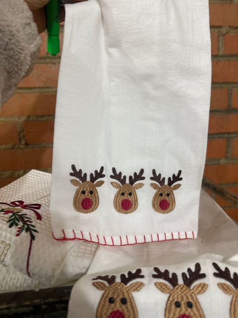 Reindeer Games Kitchen Towel