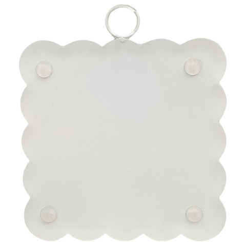 Mini Scallop Art Green Boxwood Bunny, shoptreeboutique.com