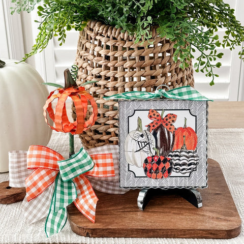 Mini Art Halloween Pumpkins, shoptreeboutique.com