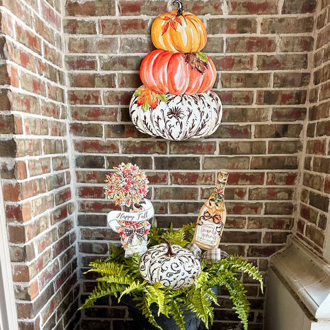 Fall Pumpkin Stack, shoptreeboutique.com