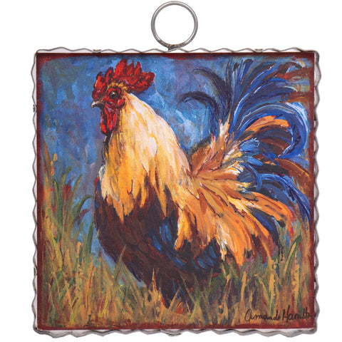 Mini Art Rooster, shoptreeboutique.com