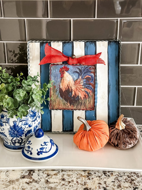 Mini Art Rooster, shoptreeboutique.com