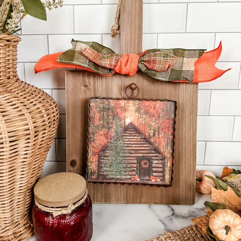 Mini Art Fall Cabin, shoptreeboutique.com