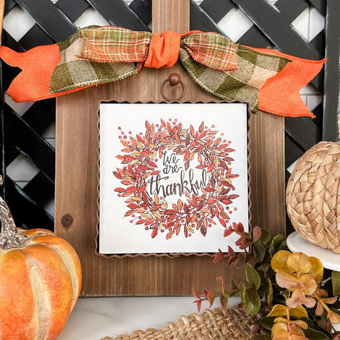 Mini Art Thankful Wreath, shoptreeboutique.com