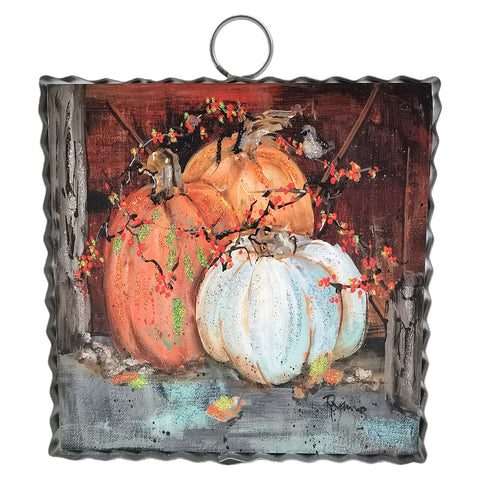 Mini Art Barn Pumpkins, shoptreeboutique.com