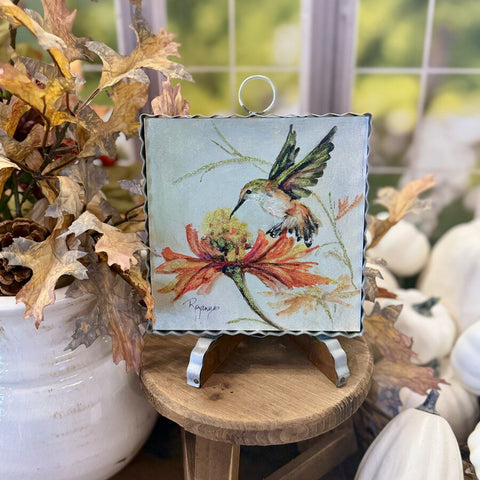Mini Art Fall Hummingbird, shoptreeboutique.com