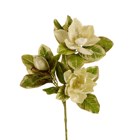 32" Gold Magnolia Spray, shoptreeboutique.com
