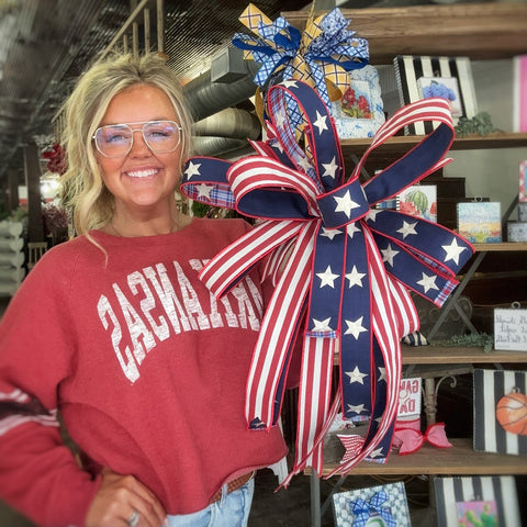 Stars and Stripes Bow, shoptreeboutique.com