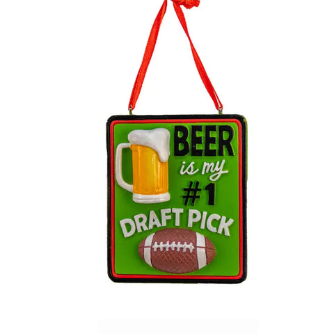IPA & Draft Beer Ornament, Green, shoptreeboutique.com