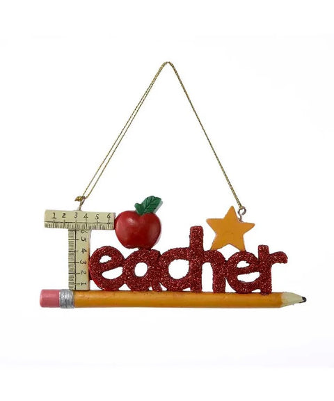 5"RESIN "TEACHER" WORDING