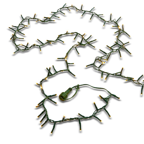 36.5' Connectable Snake Garland Lights with 500 White LEDs & Remote, shoptreeboutique.com