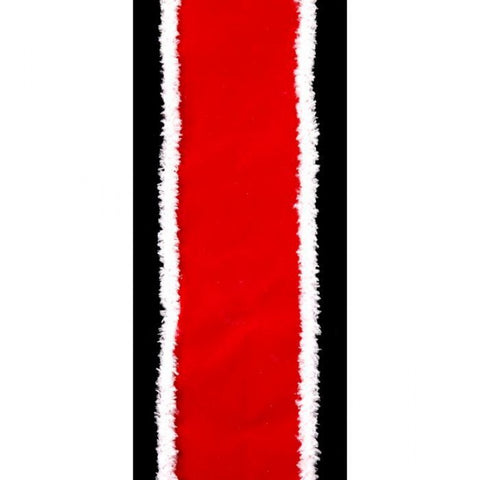 Velvet Fuzzy Edge Ribbon 4'x10yd